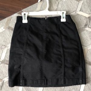 Free people denim skirt